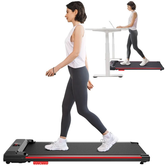 Walking Pad, under Desk Treadmill, Portable Treadmills for Home/Office, Walking Pad Treadmill with Remote Control, LED Display